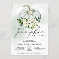 Niedliche kleine Kürbis-Grünanlage Boho Babydusche