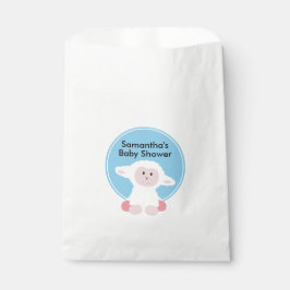 Niedliche Kleine Lamm Personalisiert Babydusche Geschenktütchen