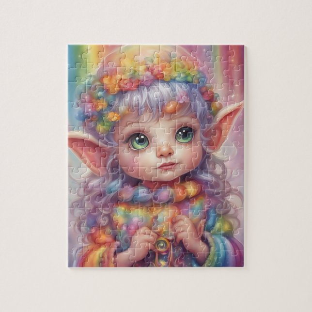 Niedliche kleine Mädchenstelfe Puzzle (Vertikal)