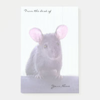 Niedliche kleine Maus mit Big Pink Ohren und Ihrem