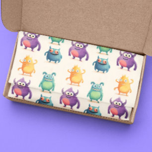 Niedliche Kleine Monster Kind Party Kinder Seidenpapier