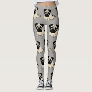 Niedliche kleine Mops Leggings
