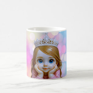 Niedliche kleine Prinzessin Kaffeetasse