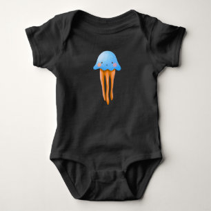 Niedliche kleine Qualle Baby Strampler