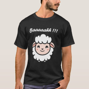 Niedliche kleine Schafe zitieren einfache Tiere Ba T-Shirt