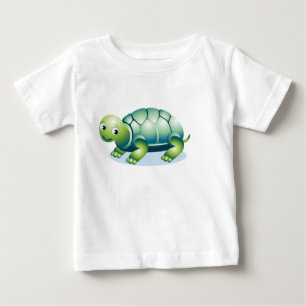 Niedliche kleine Schildkröte KRW Baby T-shirt