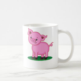 Niedliche kleine Schwein-Tasse Tasse