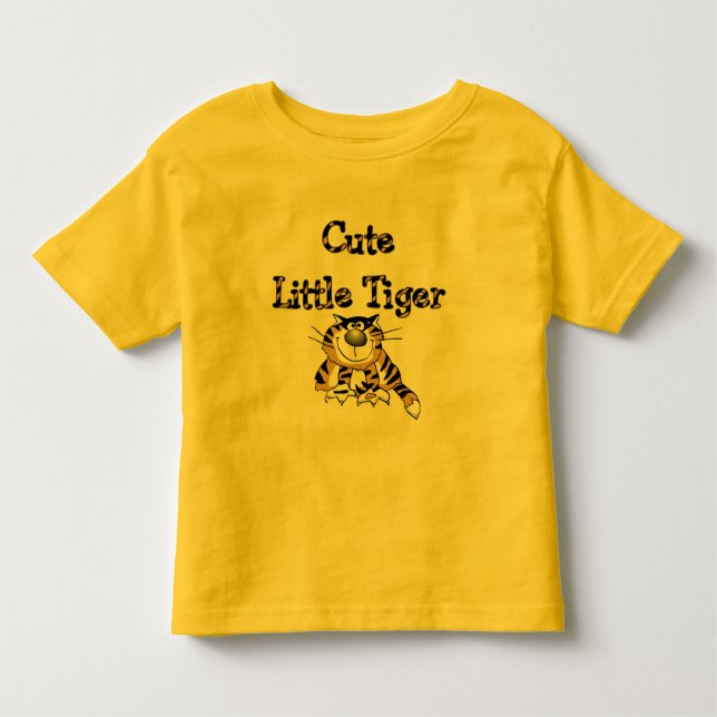 Niedliche kleine Tiger-T-Shirts und Geschenke Kleinkind T-shirt (Vorderseite)