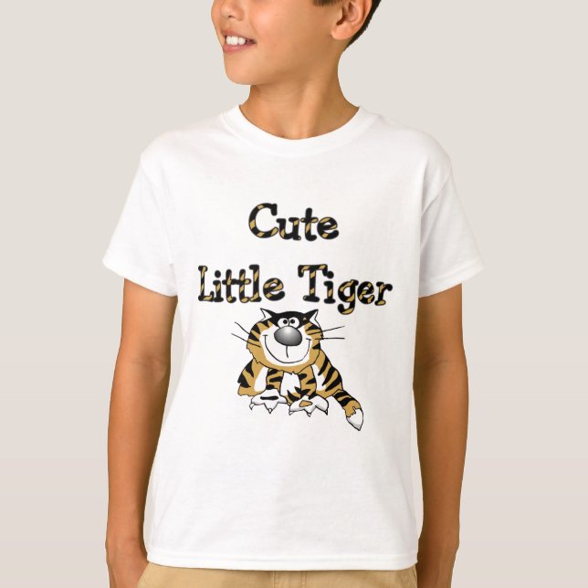 Niedliche kleine Tiger-T-Shirts und Geschenke T-Shirt (Vorderseite)