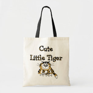 Niedliche kleine Tiger-T-Shirts und Geschenke Tragetasche
