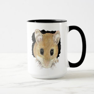 Niedliche kleine Wasserfarben Teppiche Maus Tierar Tasse