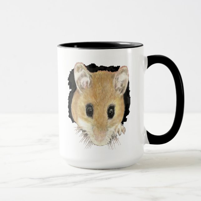 Niedliche kleine Wasserfarben Teppiche Maus Tierar Tasse (Rechts)