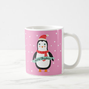 Niedliche kleine Weihnachtspenquin Pesonalized Kaffeetasse