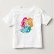 Niedliche Kleinkind Mädchen Meerjungfrauen Strandf Kleinkind T-shirt (Vorderseite)