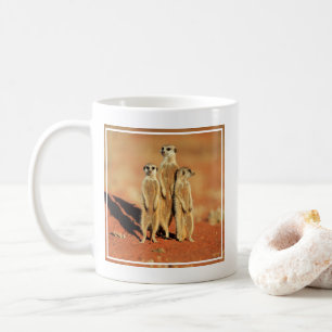 Niedliche Kleintiere   3 Meerkatze Kaffeetasse