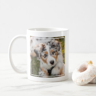 Niedliche Kleintiere   Australian Shepherd Puppy Kaffeetasse
