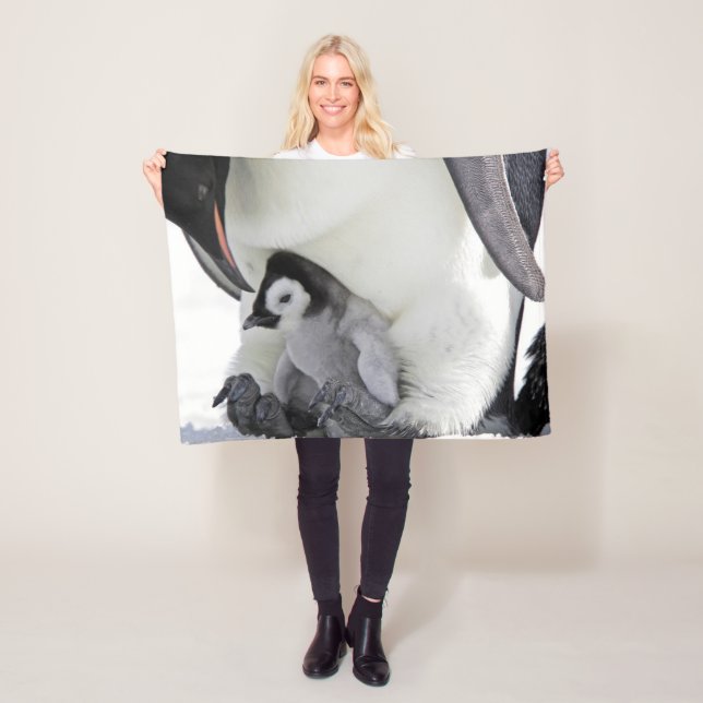 Niedliche Kleintiere | Babemann Penguin Fleecedecke (Beispiel)
