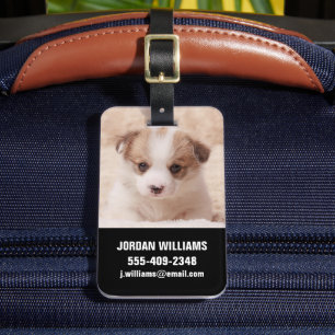 Niedliche Kleintiere   Baby Corgi Gepäckanhänger