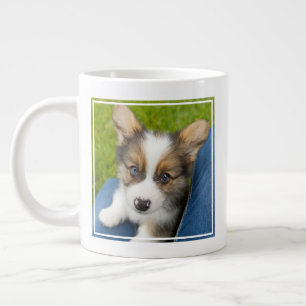 Niedliche Kleintiere   Baby Corgi in My Lap Jumbo-Tasse