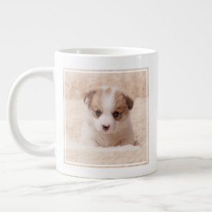 Niedliche Kleintiere   Baby Corgi Jumbo-Tasse