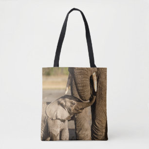 Niedliche Kleintiere Baby Elephant & Mama