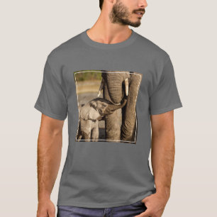 Niedliche Kleintiere   Baby Elephant & Mama T-Shirt