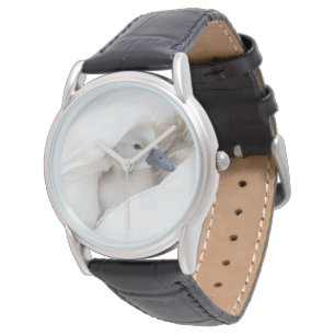 Niedliche Kleintiere   Baby Mute Swan Armbanduhr