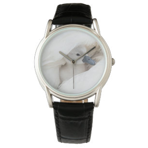 Niedliche Kleintiere Baby Mute Swan Armbanduhr
