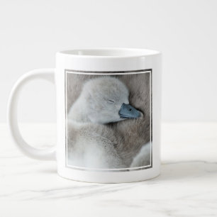 Niedliche Kleintiere Baby Mute Swan Jumbo-Tasse