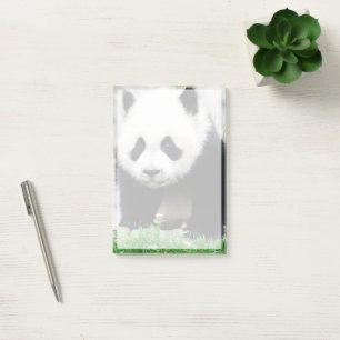 Niedliche Kleintiere Baby Panda Bear Post-it Klebezettel