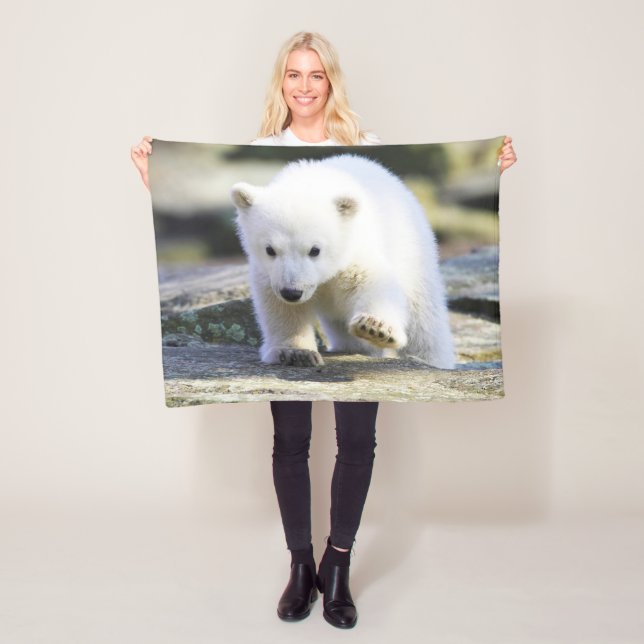 Niedliche Kleintiere | Baby Polar Bear Fleecedecke (Beispiel)