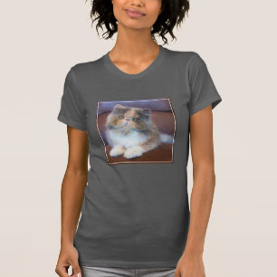 Niedliche Kleintiere Calico Persian Kitten T-Shirt