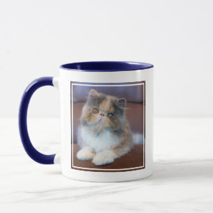 Niedliche Kleintiere Calico Persian Kitten Tasse