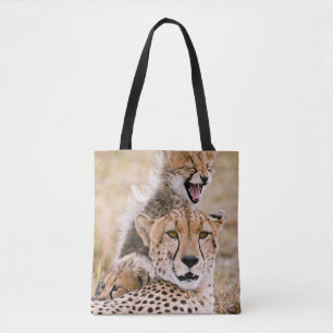 Niedliche Kleintiere   Cheetah Cat & Cub