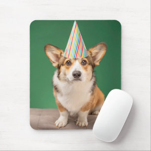 Niedliche Kleintiere   Corgi Birthday Welppy Mousepad