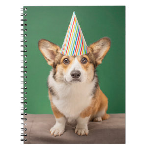 Niedliche Kleintiere Corgi Birthday Welppy Notizblock