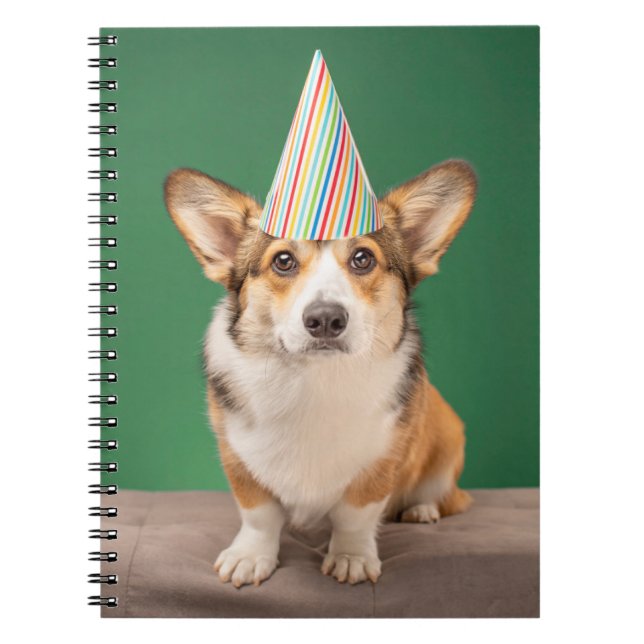Niedliche Kleintiere | Corgi Birthday Welppy Notizblock (Vorderseite)