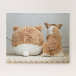 Niedliche Kleintiere | Corgi & Plush Puppy Puzzle