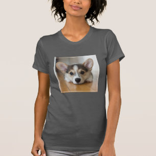 Niedliche Kleintiere   Corgi Puppy Looking T-Shirt