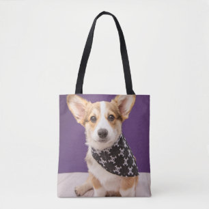 Niedliche Kleintiere Corgi Puppy Skull Bandana