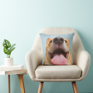 Niedliche Kleintiere Corgi Tongue Kissen