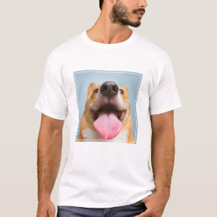 Niedliche Kleintiere   Corgi Tongue T-Shirt