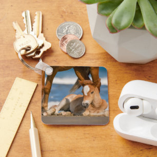 Niedliche Kleintiere   Corolla Wild Horse Schlüsselanhänger