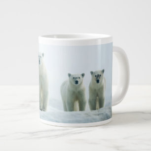 Niedliche Kleintiere   Drei junge Polarbären Jumbo-Tasse