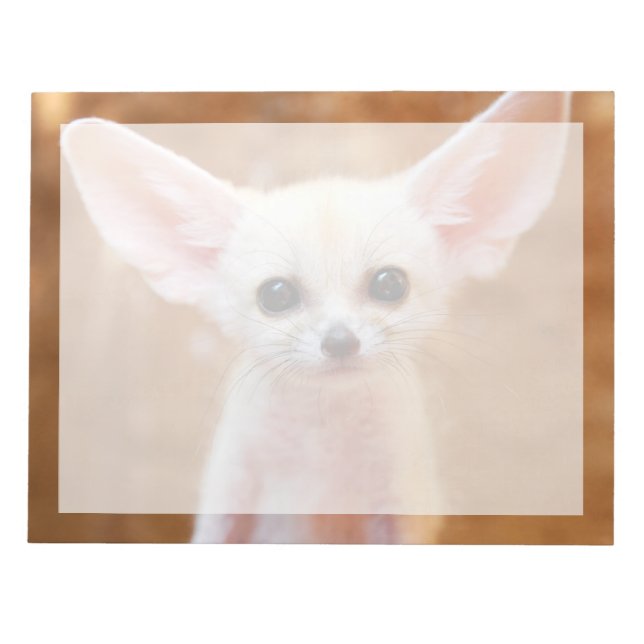 Niedliche Kleintiere | Fennec Fox Notizblock (Vorderseite)