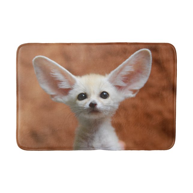 Niedliche Kleintiere | Fennec Fox Pup Badematte (Vorderseite)