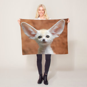 Niedliche Kleintiere   Fennec Fox Pup Fleecedecke