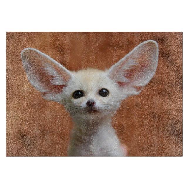 Niedliche Kleintiere | Fennec Fox Pup Schneidebrett (Vorderseite)
