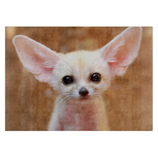 Niedliche Kleintiere | Fennec Fox Schneidebrett (Vorderseite)