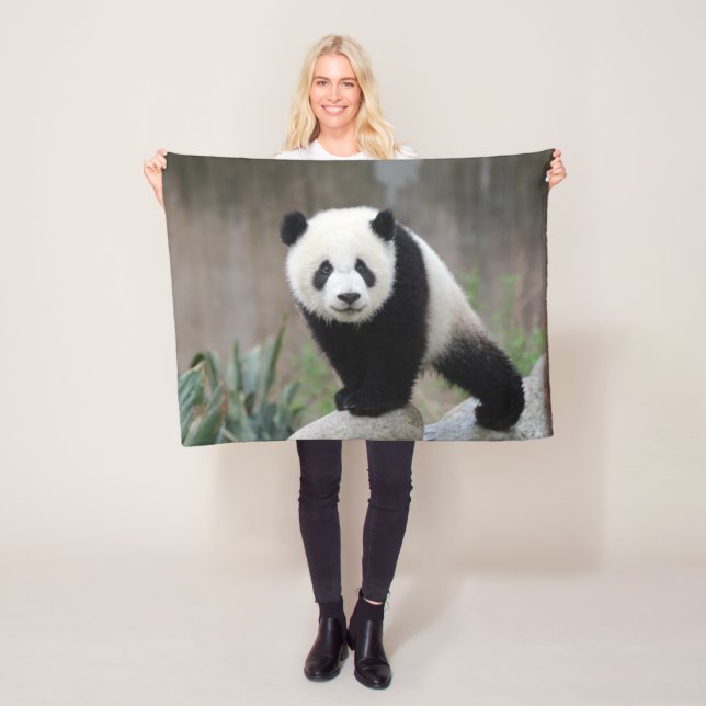 Niedliche Kleintiere | Giant Panda Baby Fleecedecke (Beispiel)